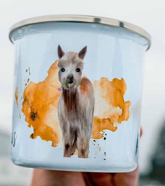 Emaille Tasse Mein Shop