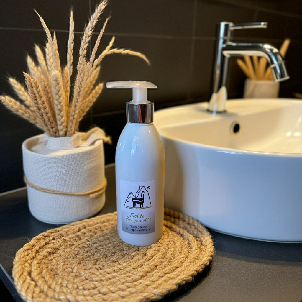 Flüssigseife mit Alpaka-Keratin