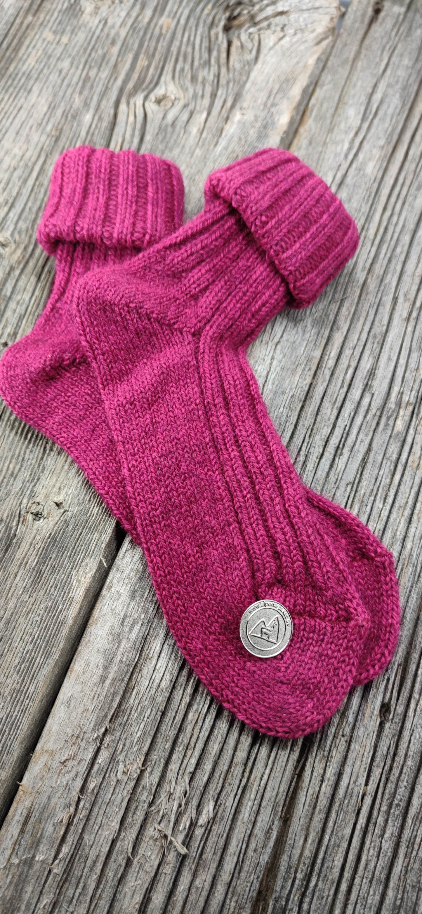 Alpaka Stricksocken Bunt Trend