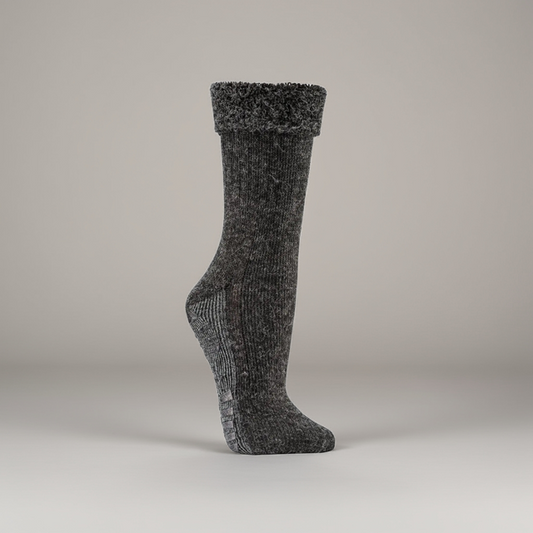 Alpaka Hüttensocken Antirutsch Plüsch