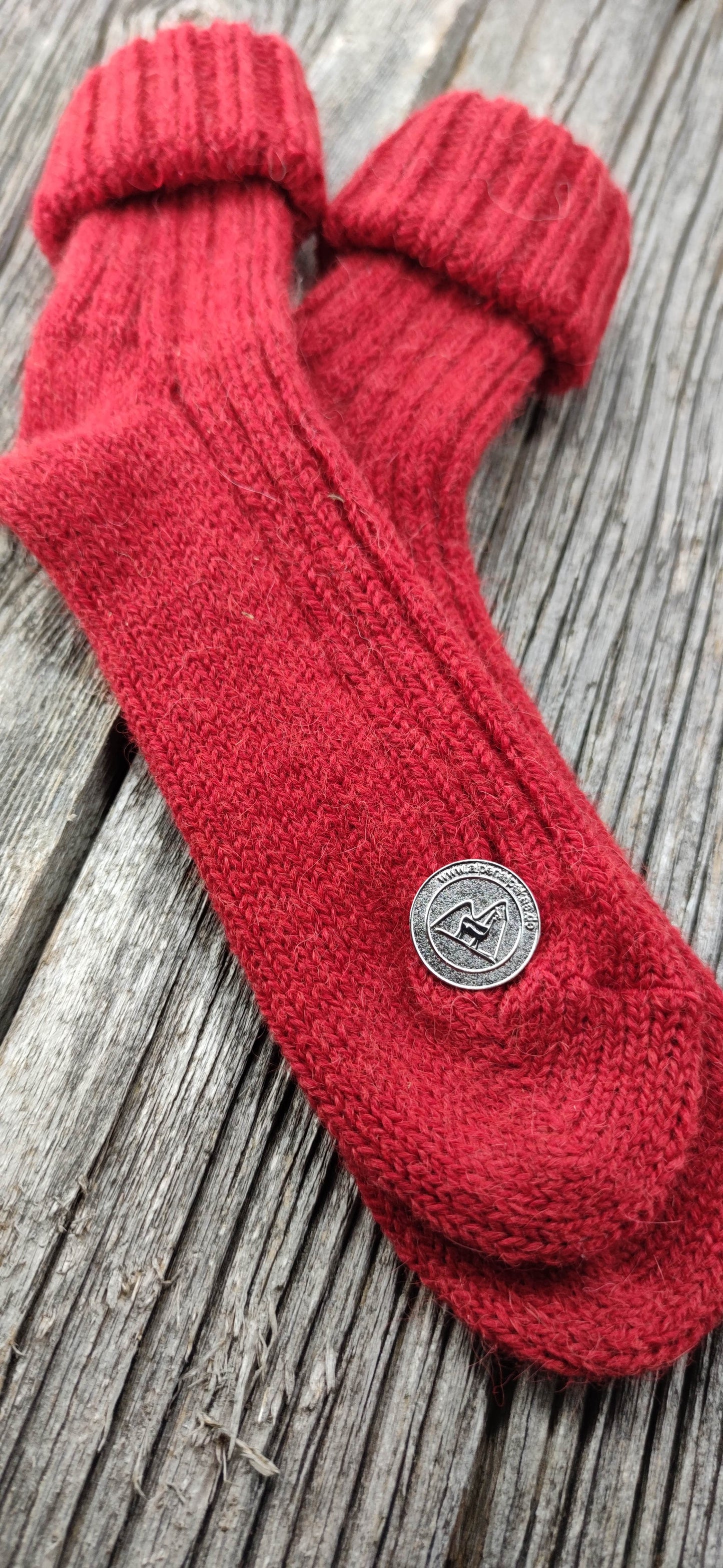 Alpaka Stricksocken Bunt Trend
