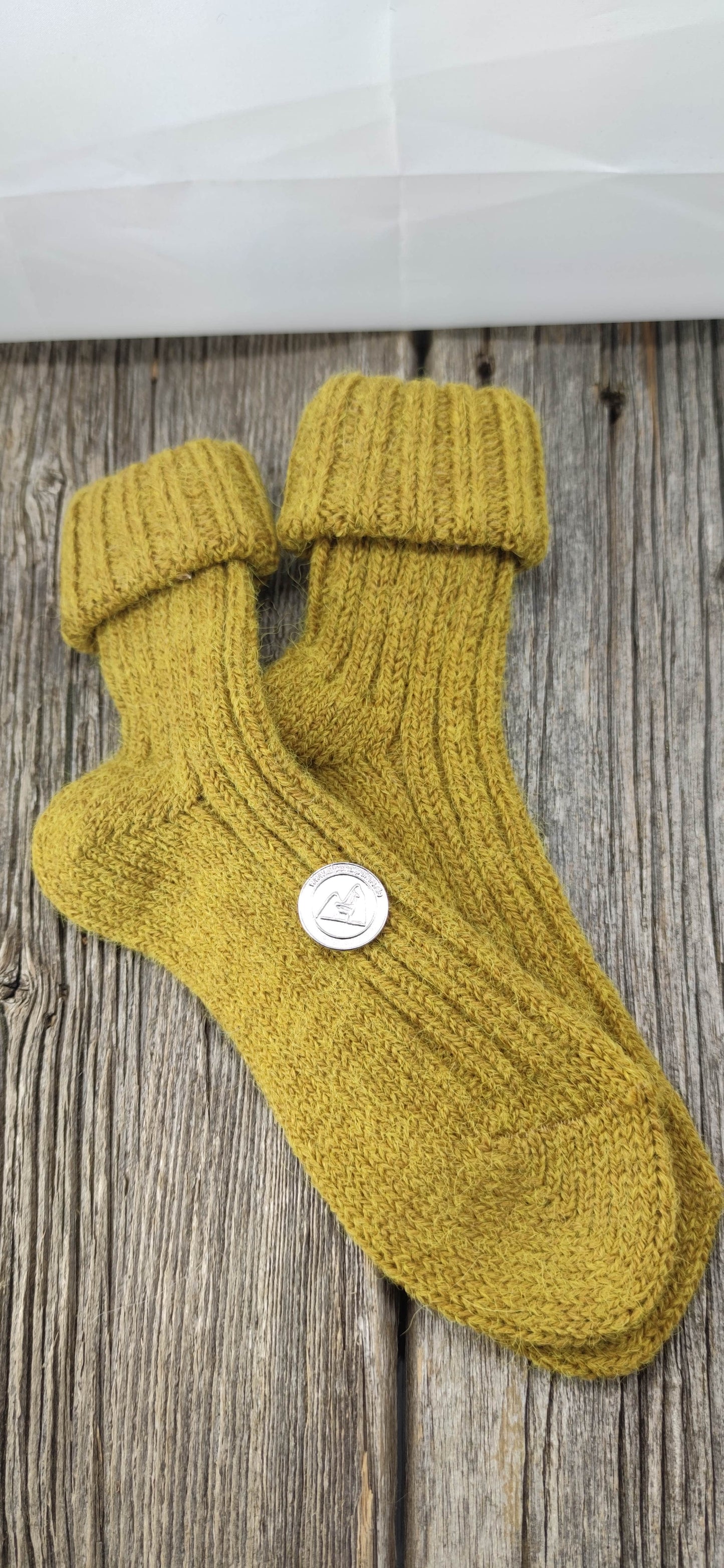 Alpaka Stricksocken Bunt Trend
