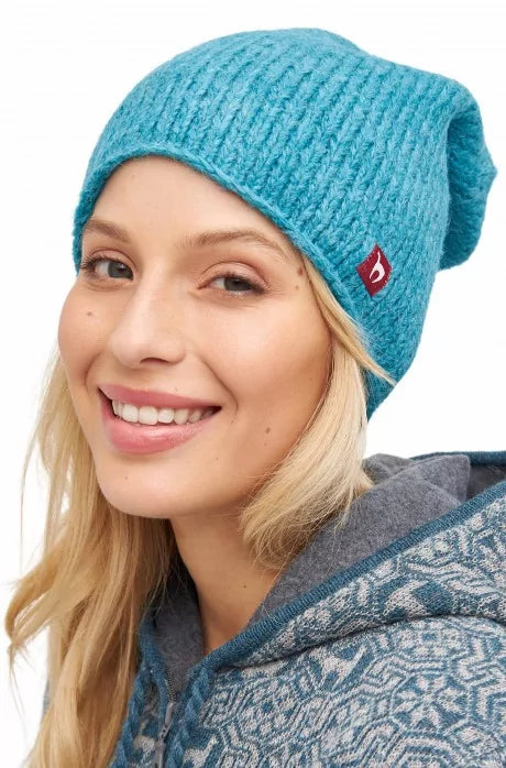 Wollmütze mit Suri-Alpaka Wolle