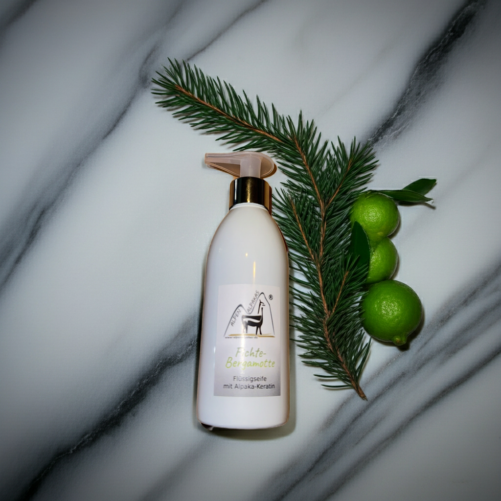 Flüssigseife mit Alpaka-Keratin