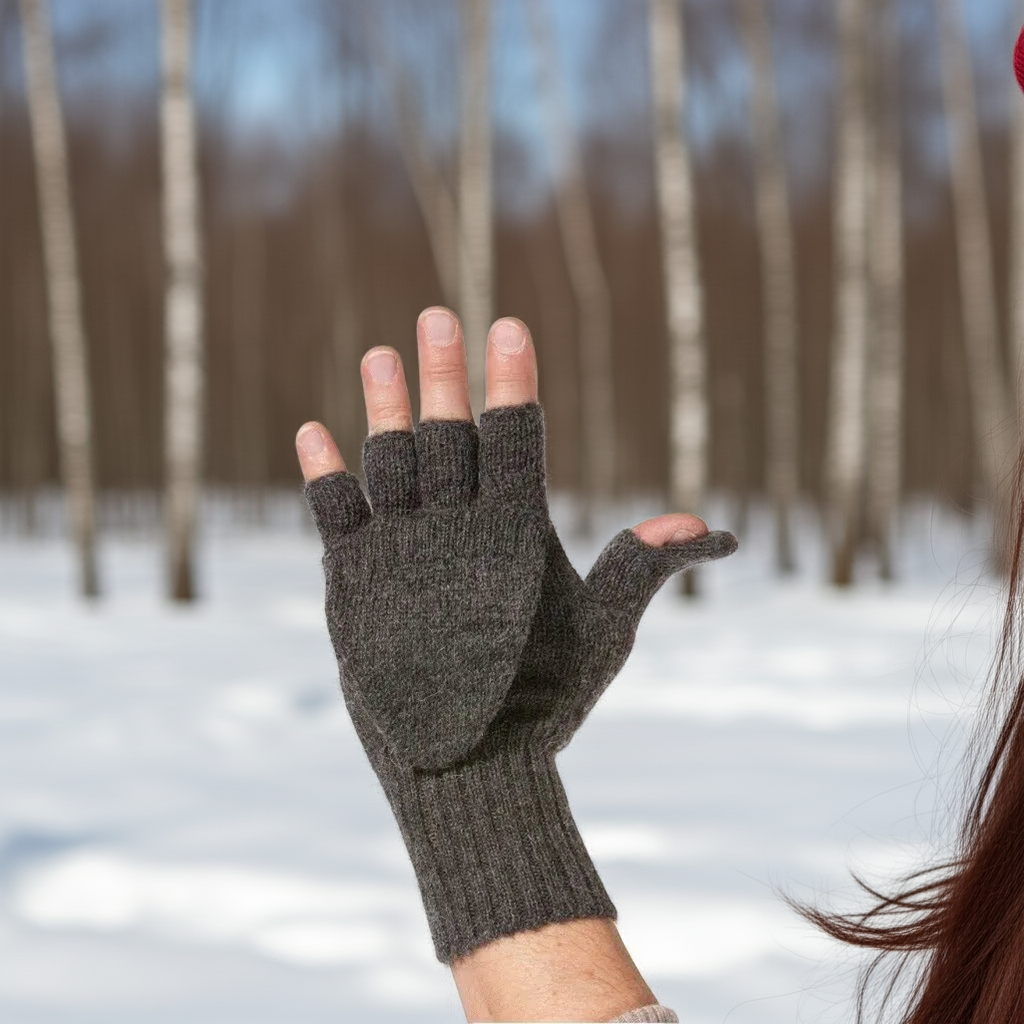 Klapphandschuhe (100% Baby Alpaka) Mein Shop